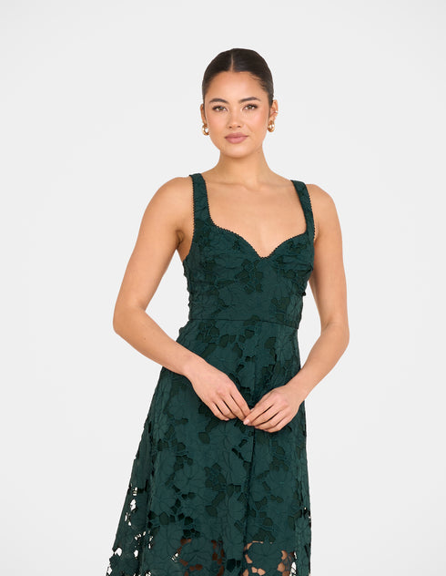 Martina Sweetheart Midi Dress